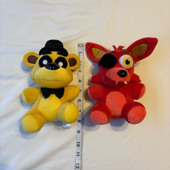 Funko Other - 2016 Funko Five Nights at Freddy’s Golden Freddy and Foxy the Pirate plush toys